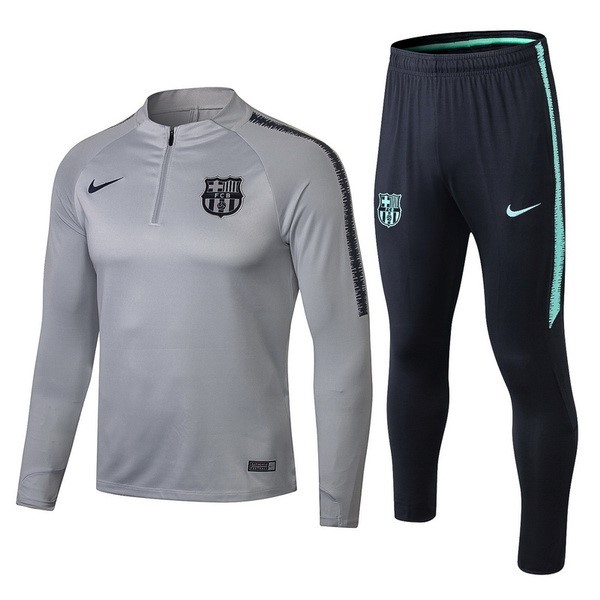 Chandal Barcelona 2018-2019 Gris Azul